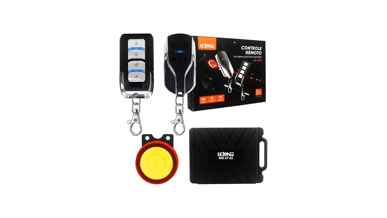 Melhor Alarme Anti-Furto para Moto: 10 Modelos Top