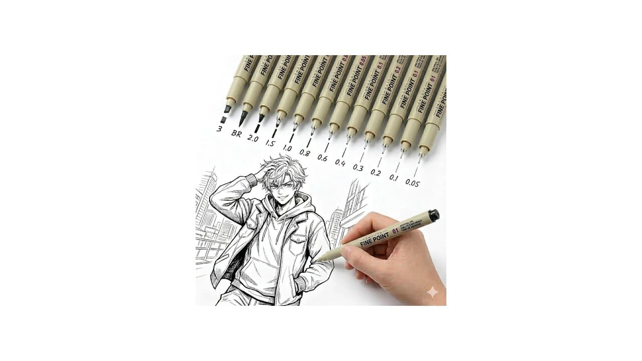 Melhor Caneta Nanquim: 10 Modelos para Desenho Profissional