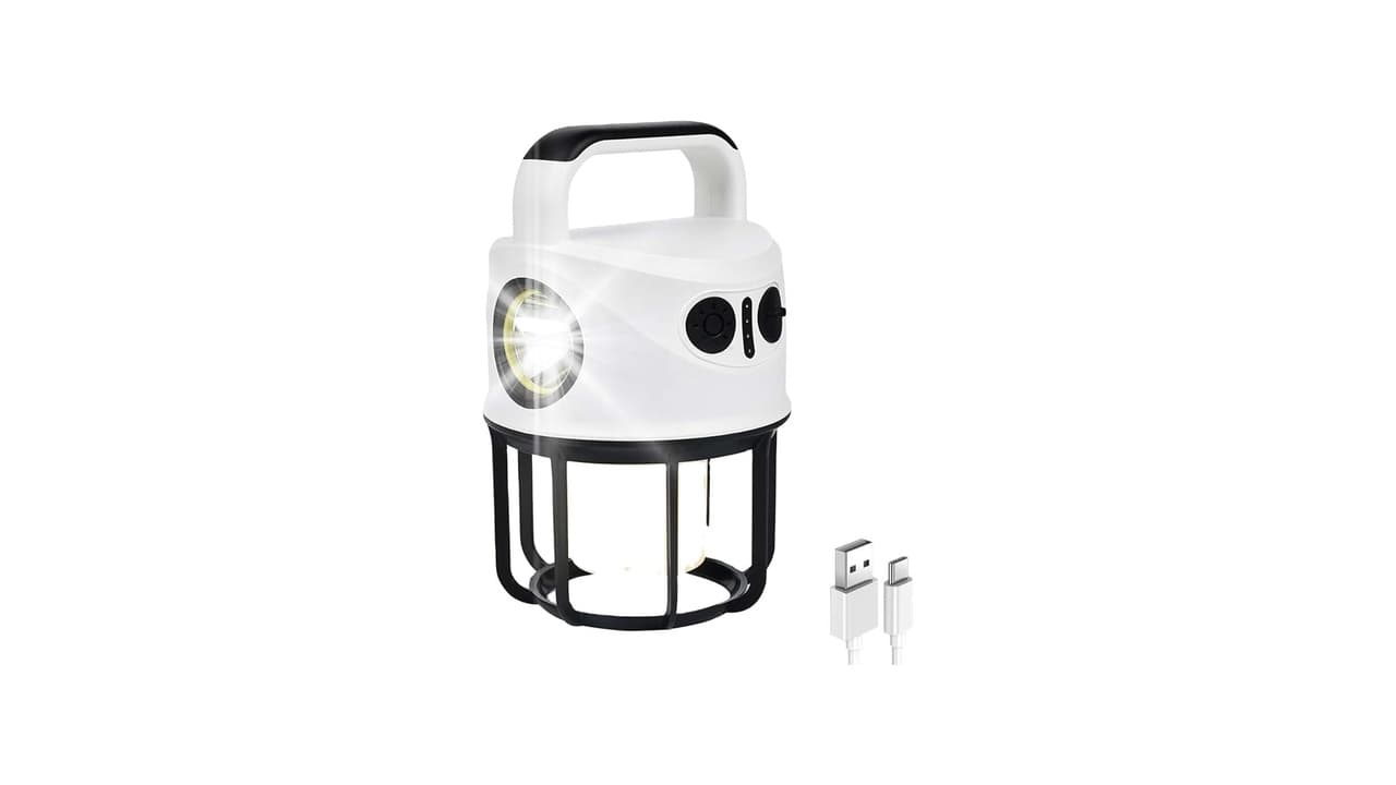 Melhor Lampião de LED: Recarregável e Multiuso para Acampamento
