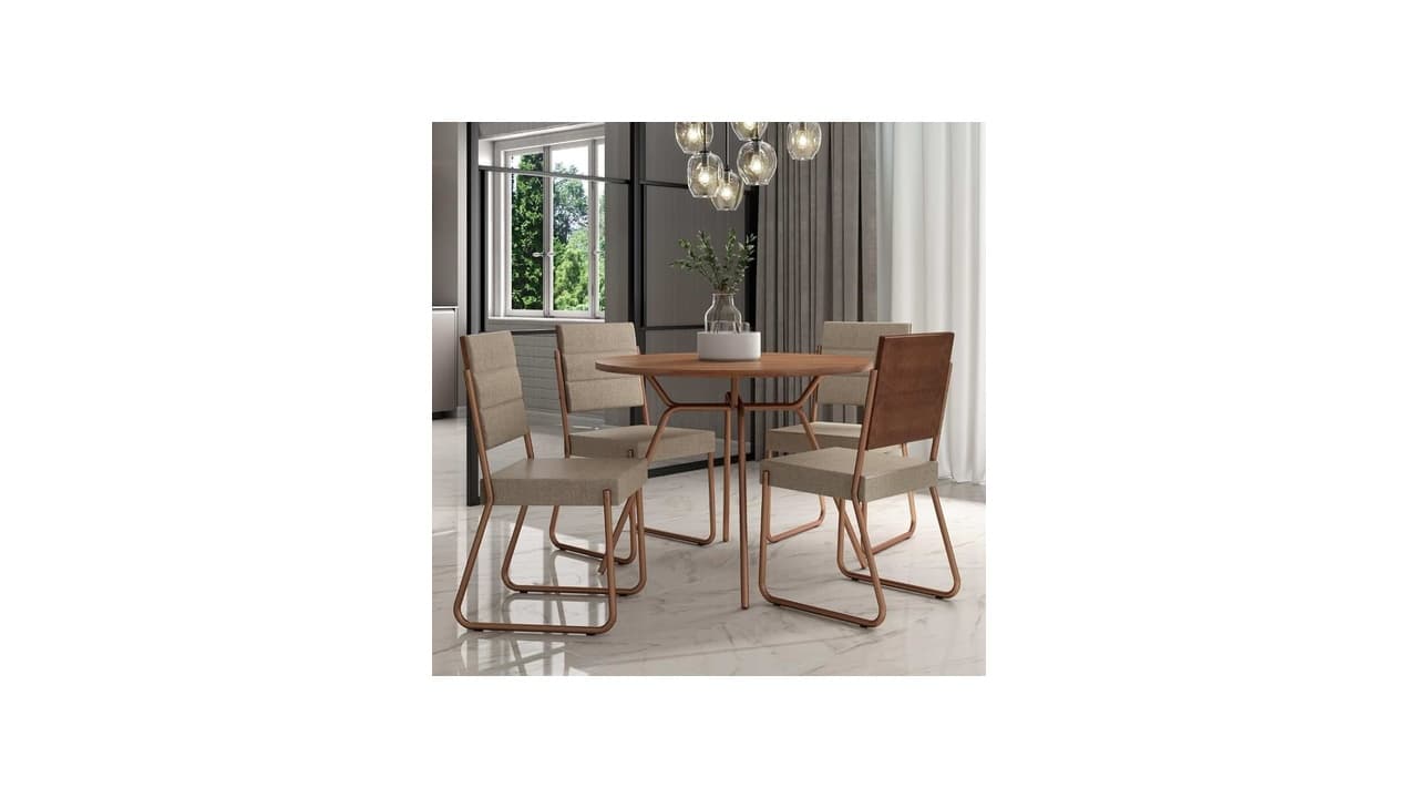 Melhor Mesa de 4 Cadeiras: 8 Modelos para Sala de Jantar Modernas