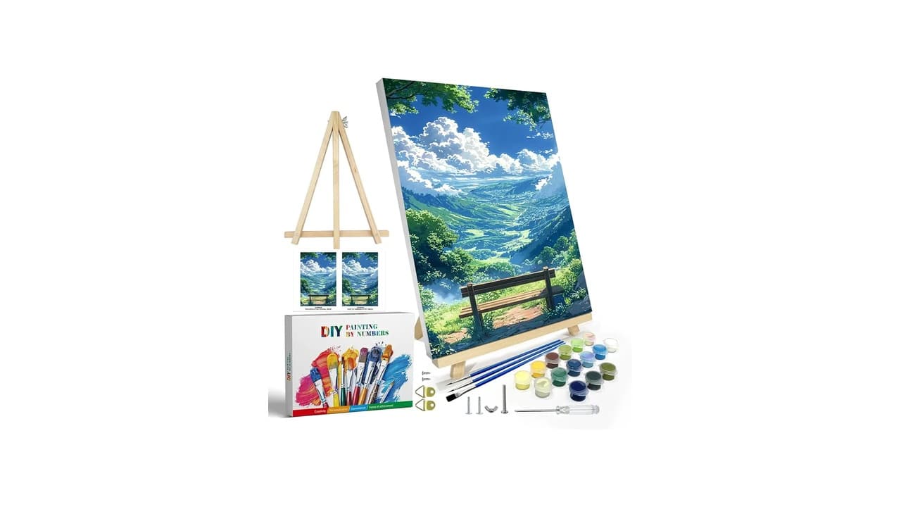 Melhor Pintura por Número: 12 Kits Artísticos para Relaxar