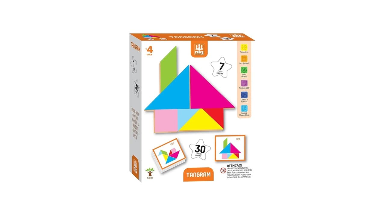 Melhor Tangram para Desenvolver a Criatividade