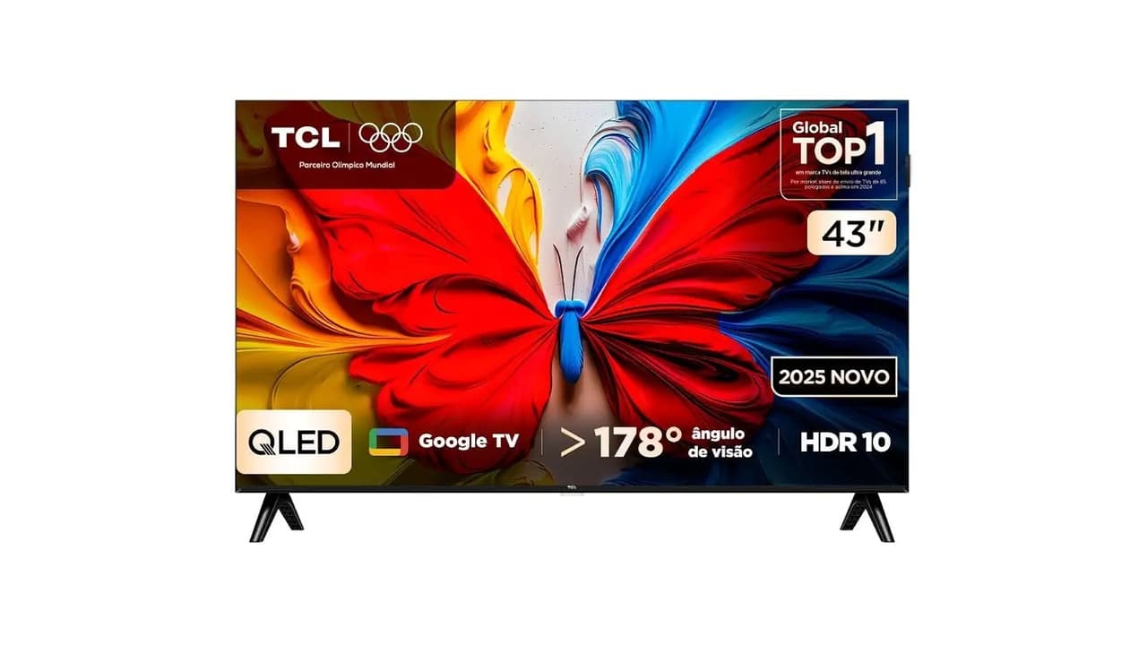Qual a Melhor TV TCL 43 Polegadas? 7 Modelos com QLED e Google TV